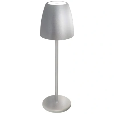 Afbeelding van Megatron TAVOLA MT68057 Tafellamp met accu LED 2 W Zilver