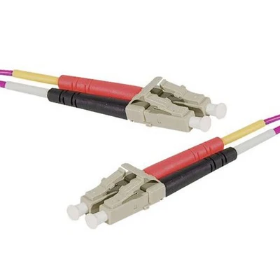 Afbeelding van Draadbrug Duplex 2 mm OM4 LC UPC/LC UPC erika 1 m