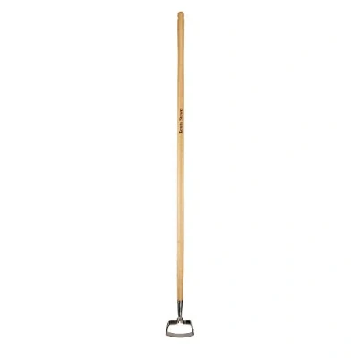 Afbeelding van Kent &amp; Stowe Langsteel pendelhak tuinhak van roestvrij staal, doorsnijdt onkruid moeiteloos, onkruidwieder met steel essenhout, lengte: 160 cm