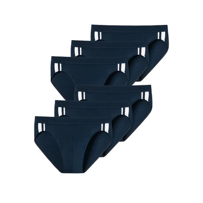 Afbeelding van SCHIESSER Slip navy / wit