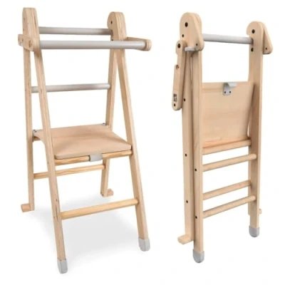 Afbeelding van TP Toys Active Tots Opvouwbare leertoren voor peuters en kinderen, steunkruk de keuken, hulp moeders, Montessori ladder, duurzaam veilig design