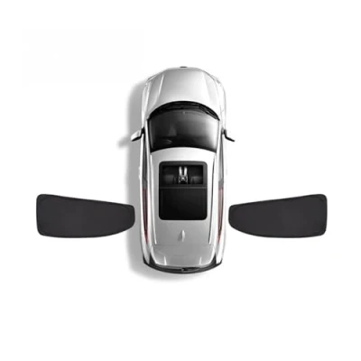Afbeelding van Auto zijruit zonnescherm, voor Opel Astra J (Combi) 2009 2017 UV stralen/zonbescherming zelfklevende schittering zonnestralen bescherming,B 2pcs Rear Windows