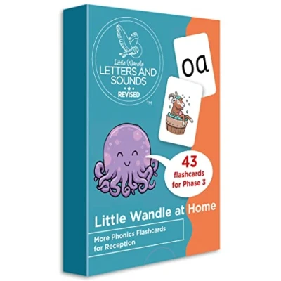 Afbeelding van Little Wandle at Home More Phonics Flashcards for Reception: Phases 2 and 3