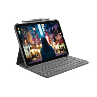 Afbeelding van Logitech Slim Folio iPad 10.9&quot; (2022) Grey