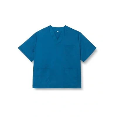 Afbeelding van MISEMIYA Kasack Unisex arts verpleegkundige uniform werkreiniging esthetische tandarts diergeneeskunde horeca Ref.817, blauw 37, 4XL