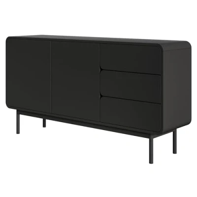Afbeelding van Selsey Oro Dressoir 154 cm zwart