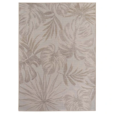 Afbeelding van Buitenkleed Palm Mira Beige 80x150 Cm