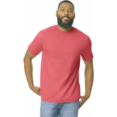 Afbeelding van Gildan Heren T shirt Softstyle Midweight GI65000 Heliconia XL