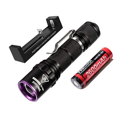 Afbeelding van Weltool UV zaklamp 365 nm A Woods loeplamp hoog vermogen ultraviolet licht voor lijmharding, forensisch spoorzoeken, ringworm bij katten, huisdierurinedetector