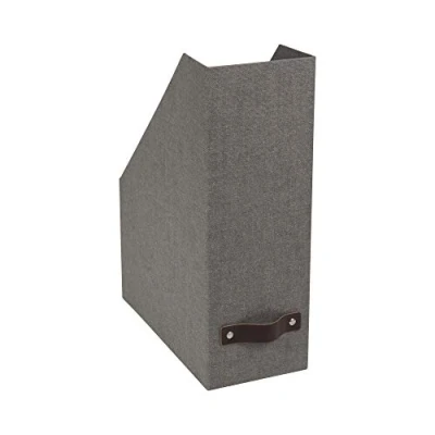 Afbeelding van Bigso Box of Sweden 5911C6443 tijdschriftenhouder, vezelplaat, grijs, 25,0 x 11,5 32,2 cm