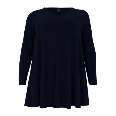 Afbeelding van Yoek tuniek DOLCE van travelstof donkerblauw