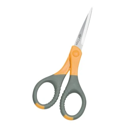 Afbeelding van WEDO schaar TITAN plus, puntig, lengte: 155 mm, grijs/geel