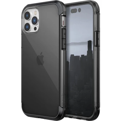 Afbeelding van Raptic X Doria Air Case iPhone 14 Pro hoesje, gepantserde cover, grijs