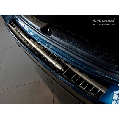Afbeelding van Avisa Zwart RVS Achterbumperprotector passend voor Mercedes B Klasse W247 2018 &#039;Ribs&#039;