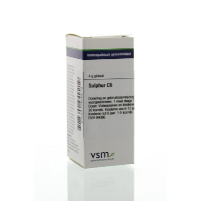 Afbeelding van Vsm Sulphur C6, 4 gram