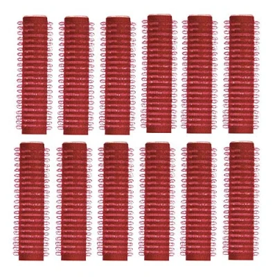 Afbeelding van Xanitalia zelfklevende rollers 13mm Rood 12stuks