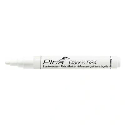 Afbeelding van Pica 524/40 Lakmarker Ronde Tip Wit