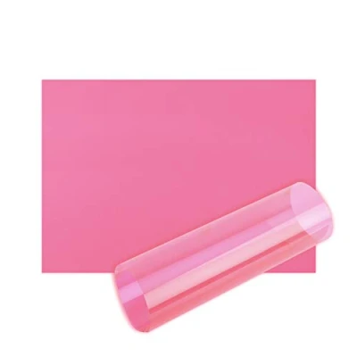 Afbeelding van Acetaatvellen A4 OHP vel Kleur Acetaat Clear Film Plastic Licht Filter Gel Leeshulpmiddel Dikke 100 Micron Leeshulp (A4 Size Roze 10 Vellen)
