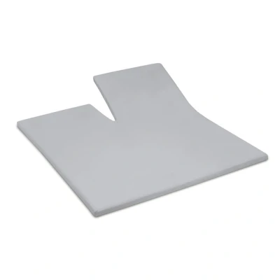 Afbeelding van Katoenen Split Topper Hoeslaken Cinderella Light Grey 160 x 200 cm