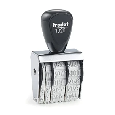 Afbeelding van Trodat 1020 Classic Datumstempel Duits, maand afgekort, afdrukgrootte 5 x 32 mm