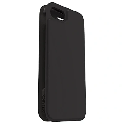 Afbeelding van Apple iPhone SE (2022) Hoesje Kunstleder OtterBox Bookcase Zwart Telefoonhoesje Shockproof/Valbescherming