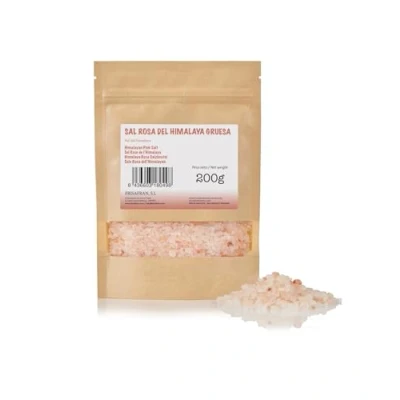 Afbeelding van FRISAFRAN Roze Himalaya zout Grof 200g Himalayazout Biologisch voor zoutmolen