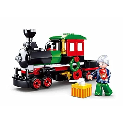 Afbeelding van Sluban Town New Year Series Trein, M38 B0889A, meerkleurig