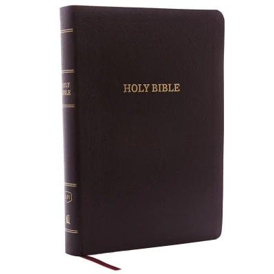 Afbeelding van KJV Holy Bible: Giant Print with 53,000 Cross References, Burgundy Bonded Leather, Red Letter, Comfort (Thumb Indexed): King James Version