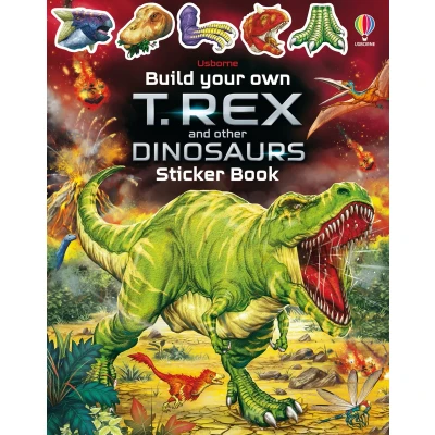 Afbeelding van Build Your Own Sticker Book T. Rex and Other Dinosaurs