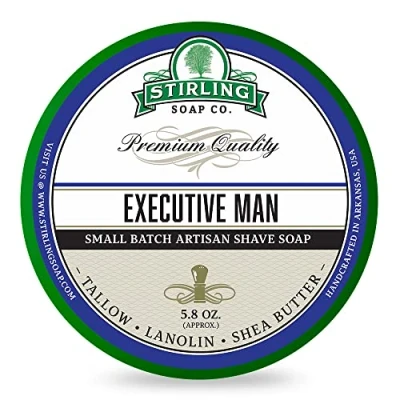 Afbeelding van Stirling Soap Co. scheercrème Executive Man 165ml