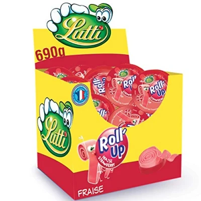 Afbeelding van Lutti Roll Up Aardbei 24x