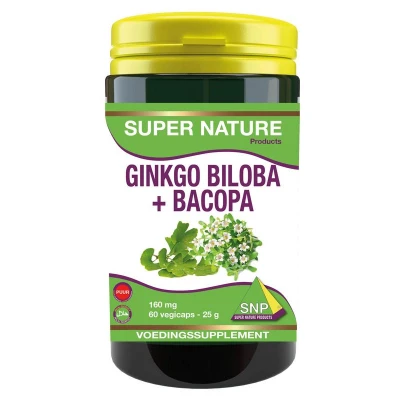 Afbeelding van SNP Ginkgo biloba met bacopa 60 capsules