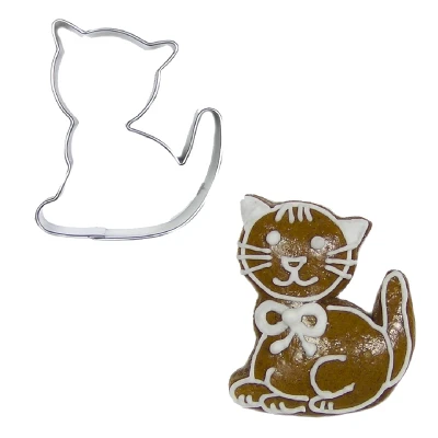 Afbeelding van BrandNewCake Uitsteker Kat RVS 5cm