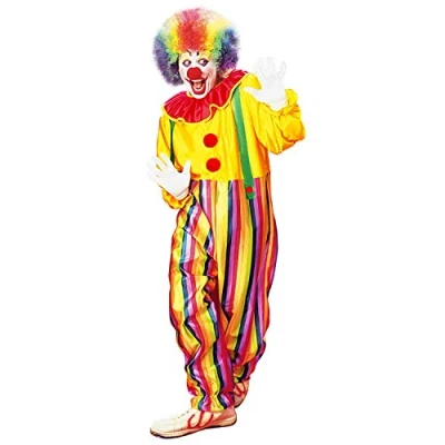 Afbeelding van Clown &amp; Nar kostuum Funny Circus Man Medium Carnaval Verkleedkleding