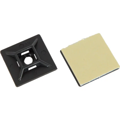 Afbeelding van 3M Zwarte Plakzadels, 40mm X Zwart (100 Stuks)
