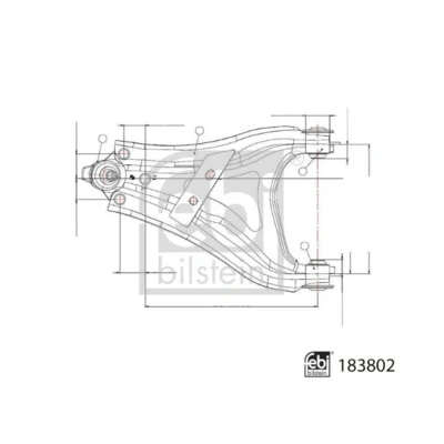 Afbeelding van Febi Bilstein Draagarm 183802