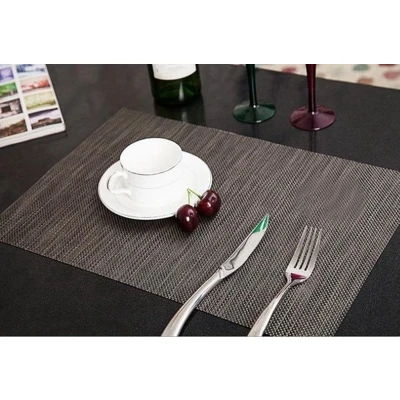Afbeelding van Cookinglife Placemat Zwart 30 x 45 cm 6 Stuks