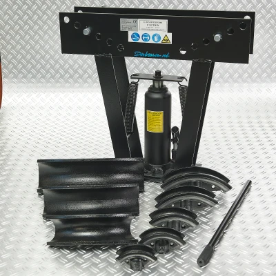 Afbeelding van Datona Hydraulische Pijpenbuiger 16 Ton (60 x 63 18 cm) Mat zwart