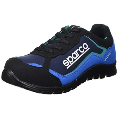 Afbeelding van Sparco Nitro S3 sneakers, zwart/blauw, maat 39