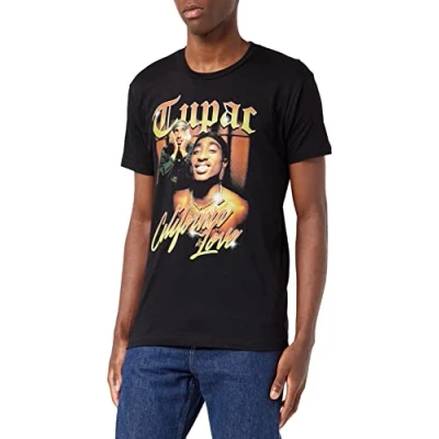 Afbeelding van Tupac METUPACTS009 T shirt, zwart, maat S