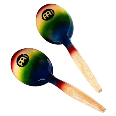 Afbeelding van Meinl Percussion MWM1MC Wood Maracas, 25,5 cm lengte (traditioneel), meerkleurig