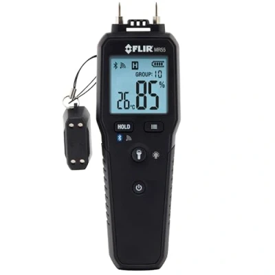 Afbeelding van FLIR MR55 Pin Moisture Meter with Bluetooth for Instant Data Sharing via the Tools® Mobile app.