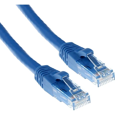 Afbeelding van ACT IB2610 U/UTP CAT6A Patchkabel Snagless RJ45 Connectoren Blauw 10 meter