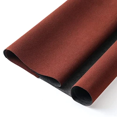 Afbeelding van Peel Stick Fluwelen Flock Liner 14 &quot;x 98&quot; Zelfklevende Textuur Fluweel voor Sieraden Lade Craft Stof Kunst &amp; Ambachten, DIY Vilt (Koffie)
