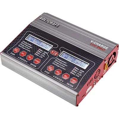 Afbeelding van VOLTCRAFT V Charge 200 Duo Multifunctionele modelbouwlader 12 V, 230 10 A Lood, NiMH, NiCd, Li poly, ion, LiHV, Lo