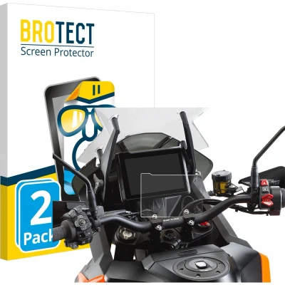 Afbeelding van BROTECT (2 Stuks) Schermbeschermer voor KTM 1290 Super Adventure S 2021 TFT 7&quot; Snelheidsmeter Screen Protector Transparant
