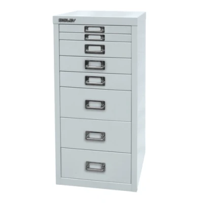 Afbeelding van BISLEY MultiDrawer, 29 serie, DIN A4, 8 laden, metaal, 645 lichtgrijs, 38 x 27,9 59 cm