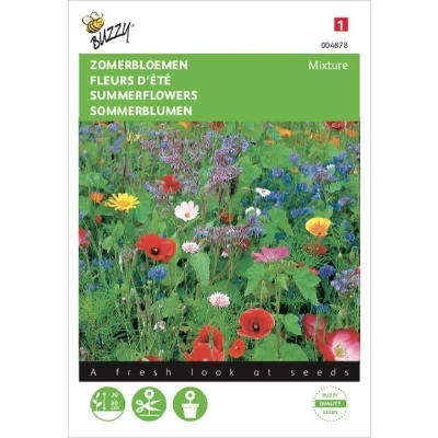 Afbeelding van Zomerbloemen Gemengd Buzzy