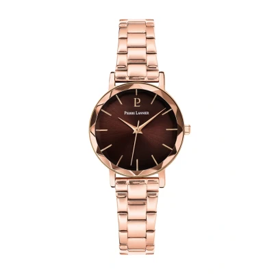 Afbeelding van Pierre Lannier Multiples Horloge, Dames, Maat: One Size, Chocolat