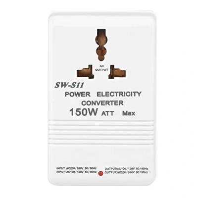Afbeelding van Spanningstransformator SW S11 150W Step Up &amp; Down Dual Transformator 220V naar 110V/110V CN stekker, ideaal voor overal reizen